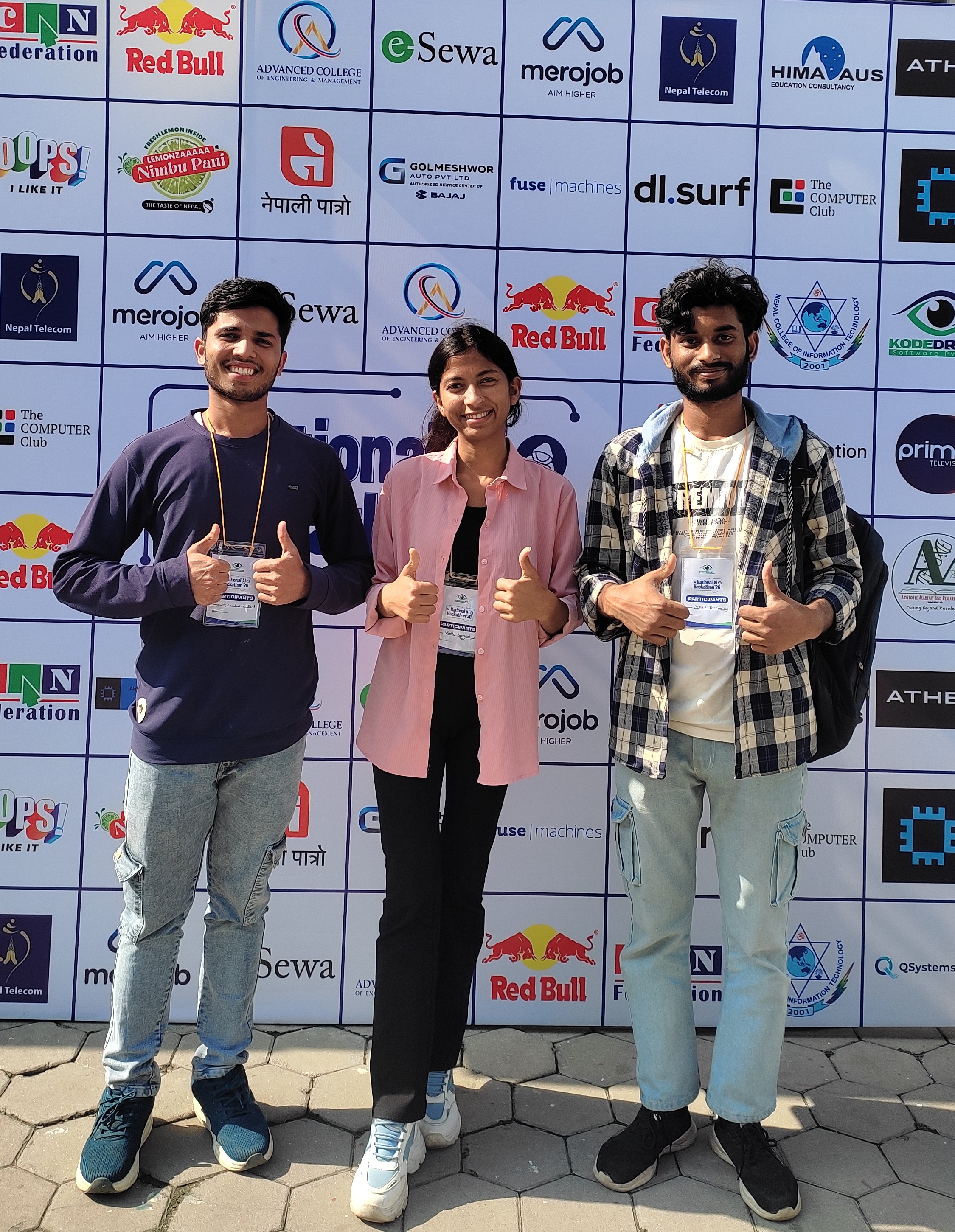 Hackathon team photo